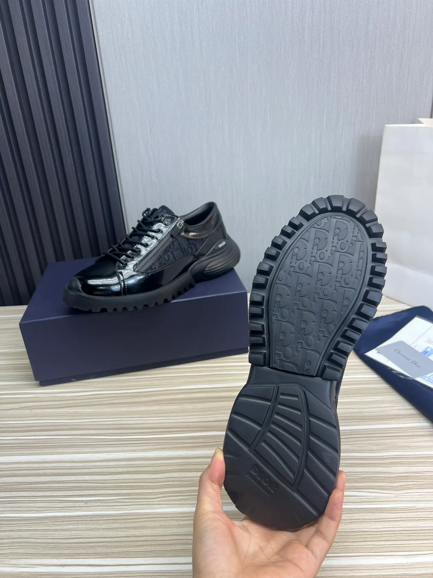 Men's men's shoes💰620💰 Dior men's business casual leather shoes👞all made of imported original brand leather, just to create a more comfortable wearing experience, upper: original cowhide stitching➕imported sheepskin lining, original non-slip and wear-resistant rubber outsole✔️36-45 (45 non-returnable)